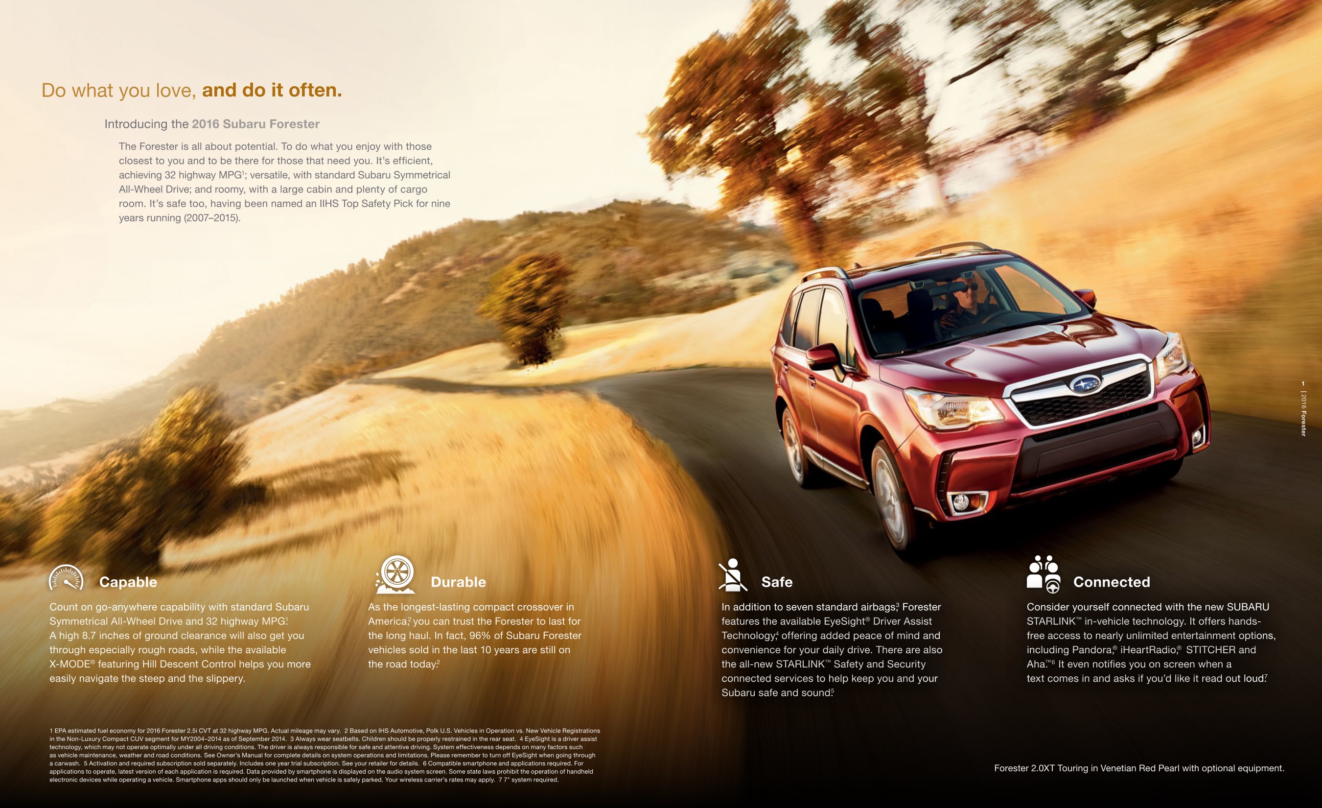 2016 Subaru Forester Brochure Page 9